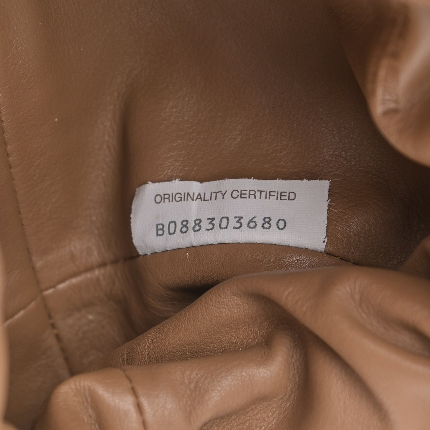 Butter Calfskin The Mini Pouch Camel