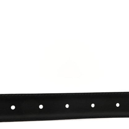 Celine Box Calfskin Medium 25mm Triomphe Belt 70 28 Black 4 of 6
