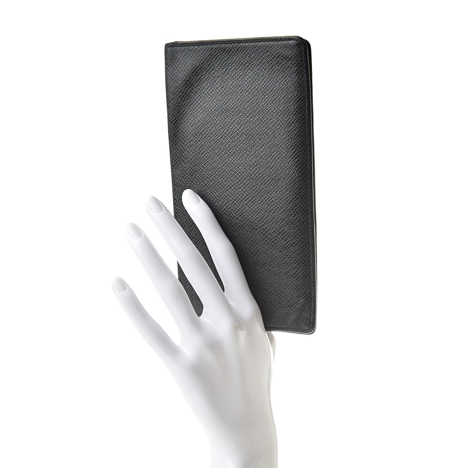 Louis Vuitton Taiga Porte Valeurs Organizer Wallet Black 2 of 15
