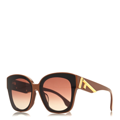 Fendi Acetate Sunglasses FE40098F Brown 1 of 7