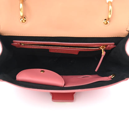 Burberry Trench Calfskin Medium DK88 Top Handle Bag Blossom Pink Pale Clementine 4 of 6