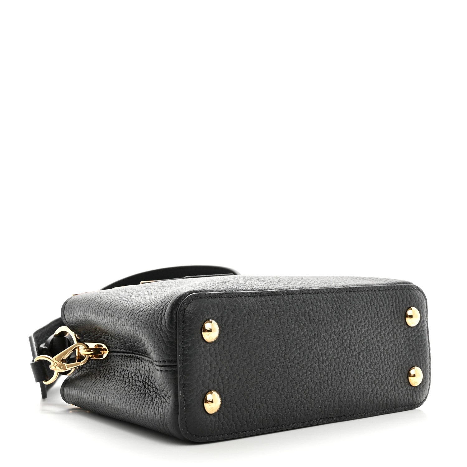 Louis Vuitton Taurillon Embellished Flower Crown Capucines Mini Black 4 of 9