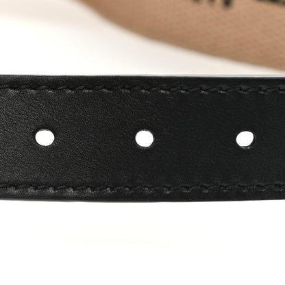 Christian Dior Canvas Embroidered Large Book Belt 85 34 Black Beige 3 of 10