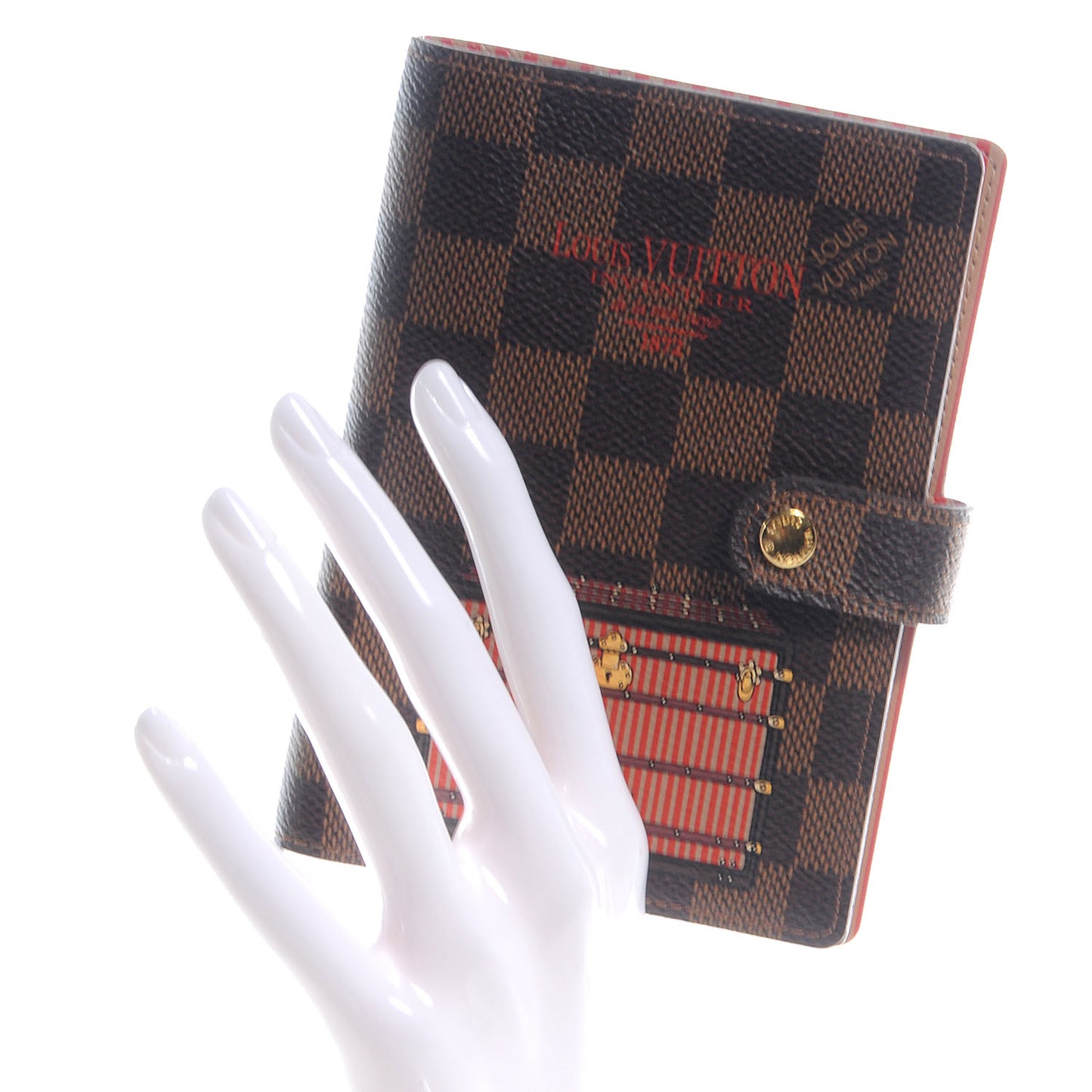 Damier Ebene Trunks and Bags Small Ring Agenda