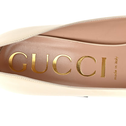 Gucci Malaga Kid Horsebit 75mm Pumps 40 Mystic White 7 of 10