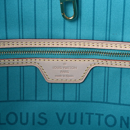 Louis Vuitton Monogram V Neverfull MM Turquoise 5 of 9