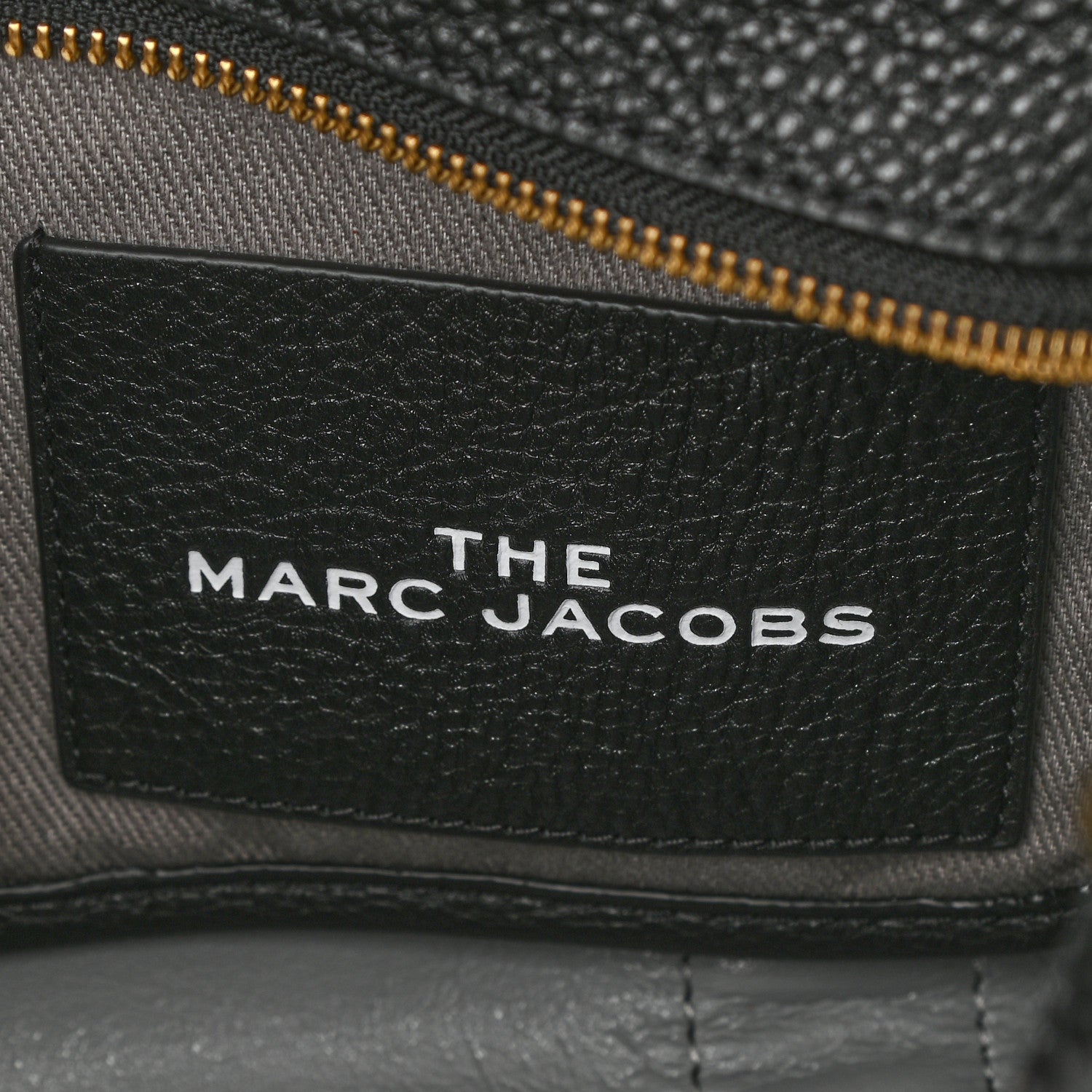 Marc Jacobs Grained Calfskin Small The Tote Bag Black 6 of 8