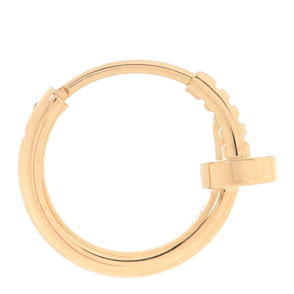 Cartier 18K Yellow Gold Juste Un Clou Single Hoop Earring 1 of 6