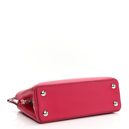 Louis Vuitton Taurillon Capucines PM Scarlet 4 of 10