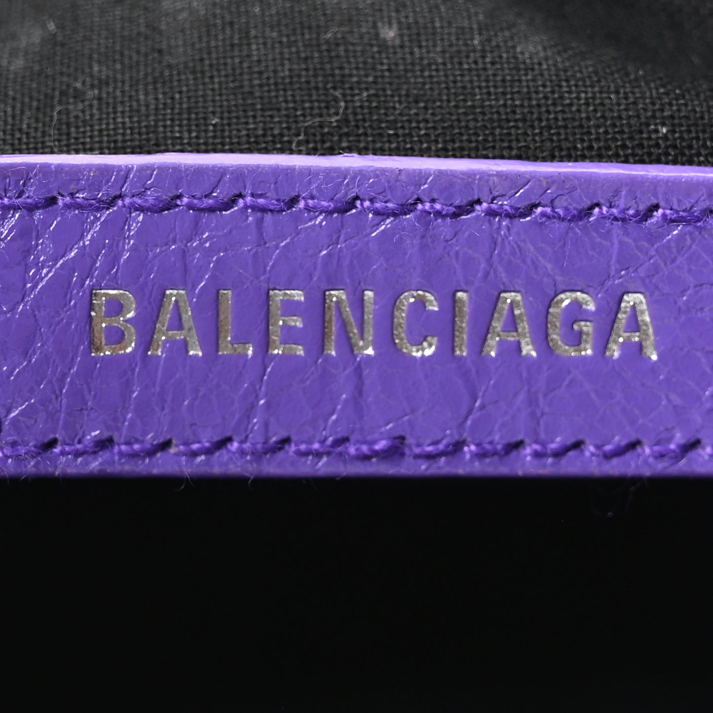 Agneau Arena Le Cagole Shoulder Bag XS Purple