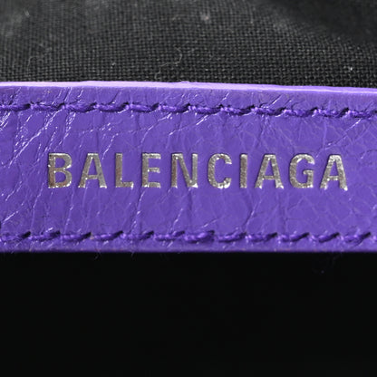 Balenciaga Agneau Arena Le Cagole Shoulder Bag XS Purple 7 of 11