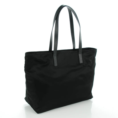 Prada Saffiano Tessuto Nylon Tote Nero Black 3 of 8