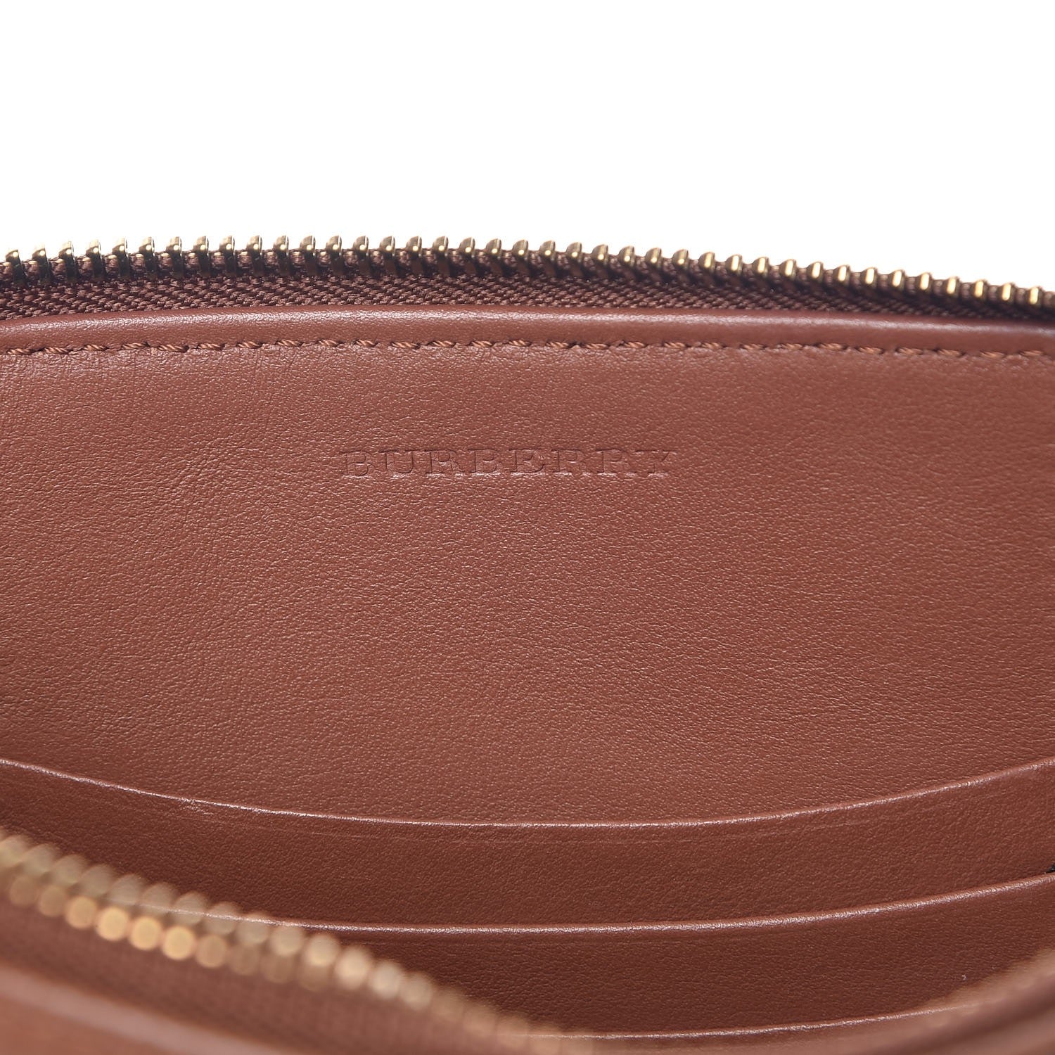 Burberry Soft Grain Hampshire Clutch Bag Brown 6 of 9