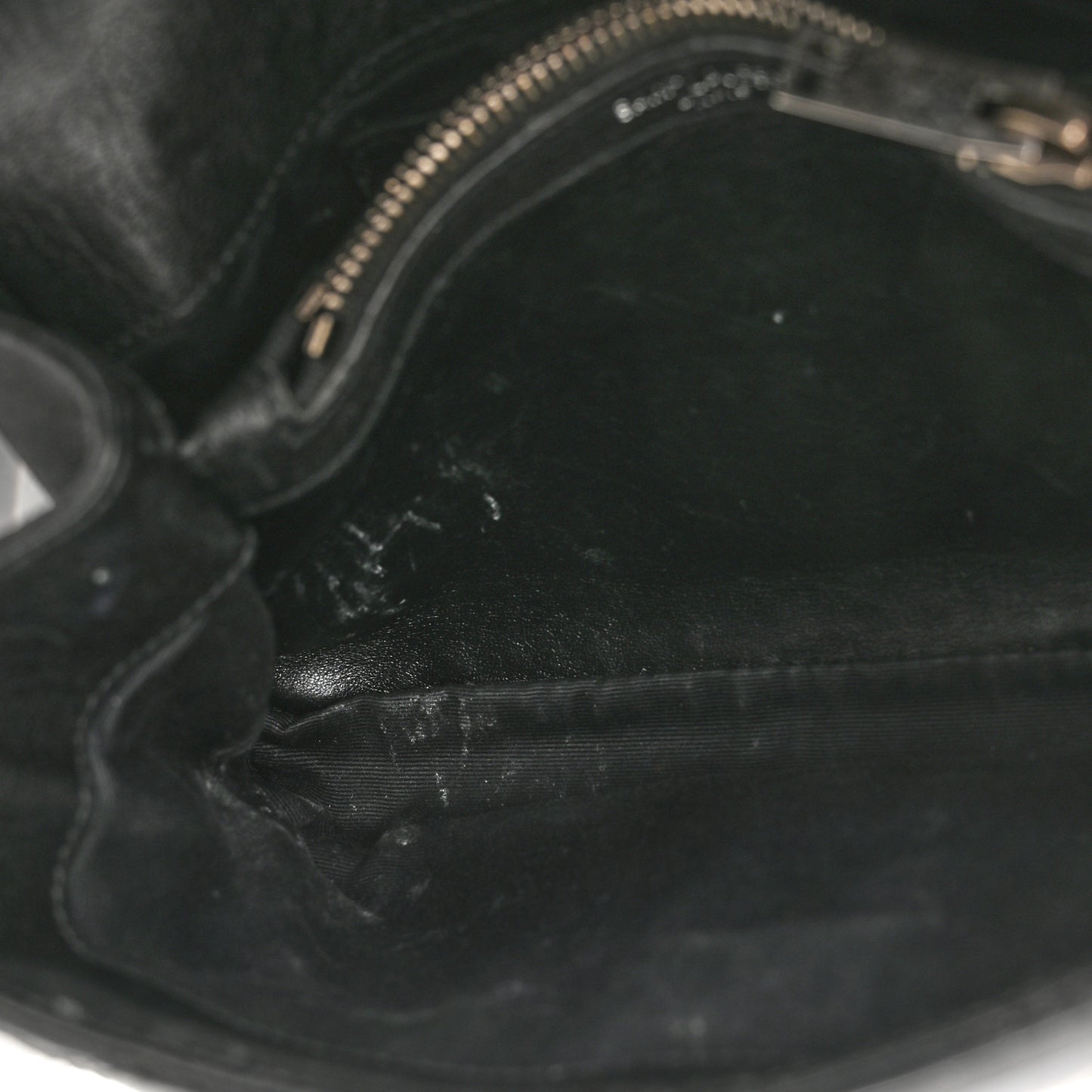 Calfskin Matelasse Diamond Quilted Monogram Medium College Bag Black
