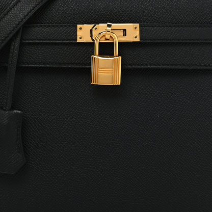 Hermes Epsom Kelly Sellier 25 Black 8 of 11