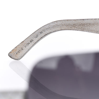 Chanel Metallic Quilted CC Sunglasses 4157-Q Silver 6 of 10