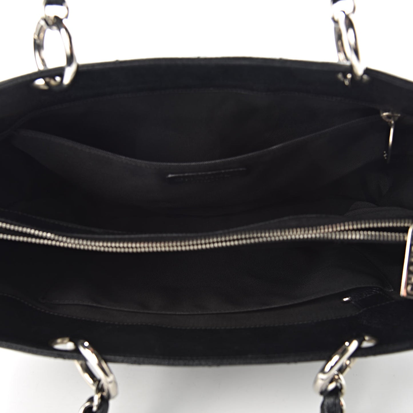 Caviar Quilted Grand Shopping Tote GST Black