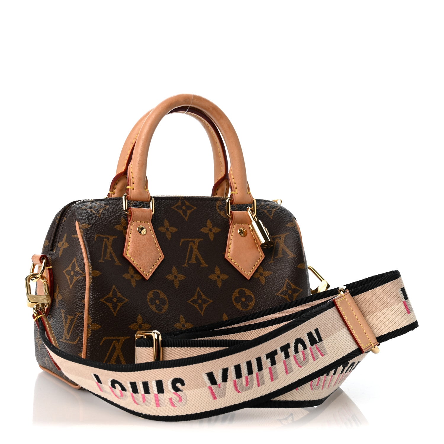 Louis Vuitton Monogram Speedy Bandouliere 20 Black 3 of 12