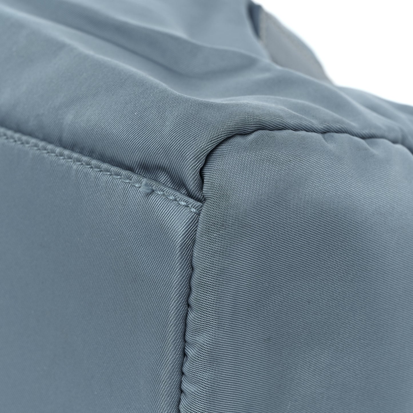 Nylon Saffiano Shoulder Bag Blue