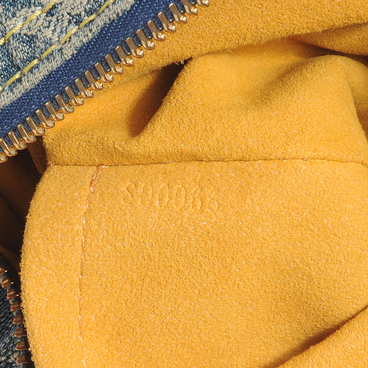 Monogram Denim Baggy PM Blue