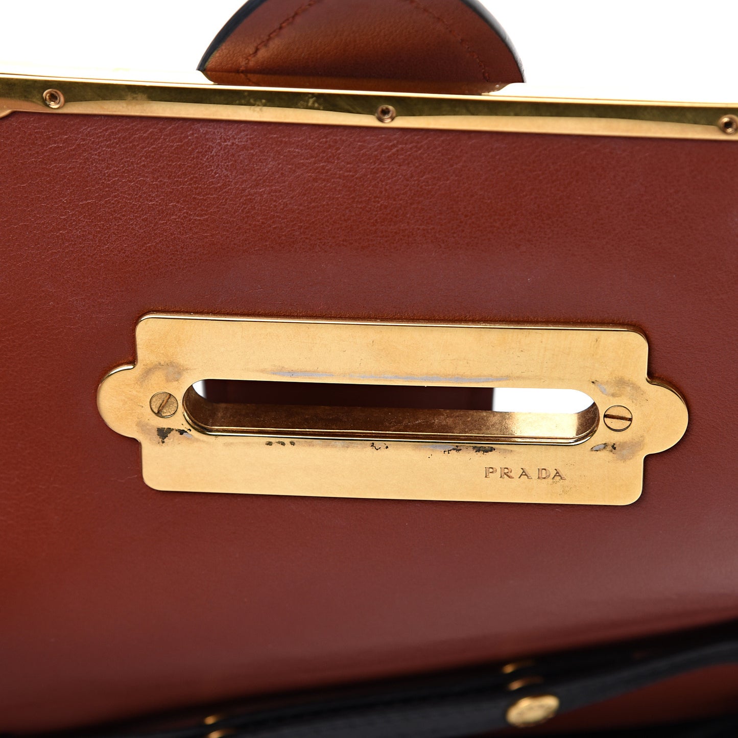 City Calf Saffiano Cahier Astrology Bag Cotto Black