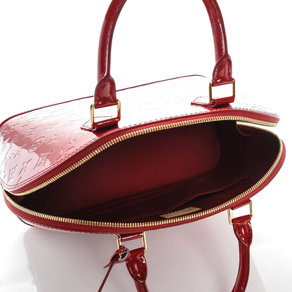 Louis Vuitton Vernis Alma MM Pomme D'Amour 5 of 7