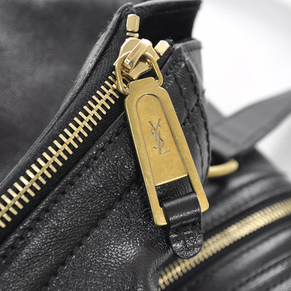 Saint Laurent Leather Medium Downtown Tote Black 9 of 9