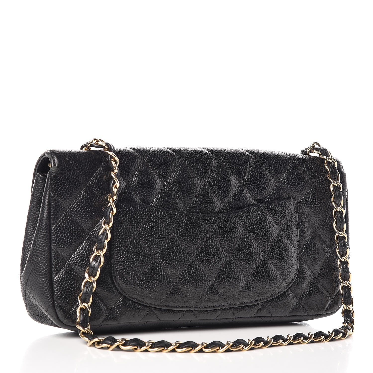 Chanel Caviar Quilted East West Flap Black 3 of 13