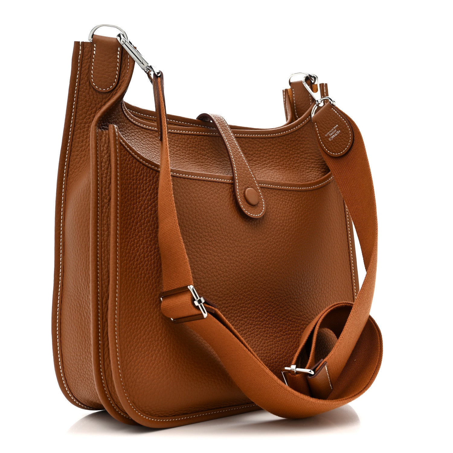 Hermes Taurillon Clemence EVELYNE III PM Gold 3 of 11