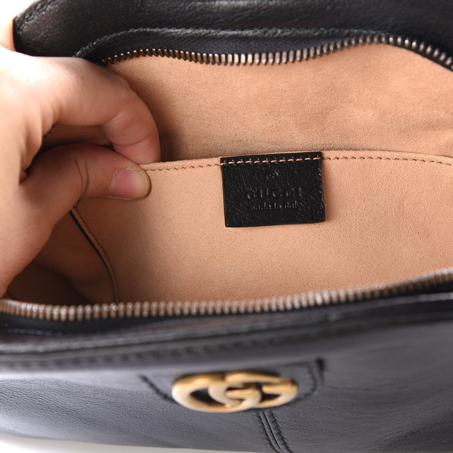 Gucci Calfskin Small Re(Belle) Crossbody Bag Black 6 of 8