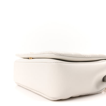 Burberry Lambskin Quilted Small Lola Bag White 10 of 10