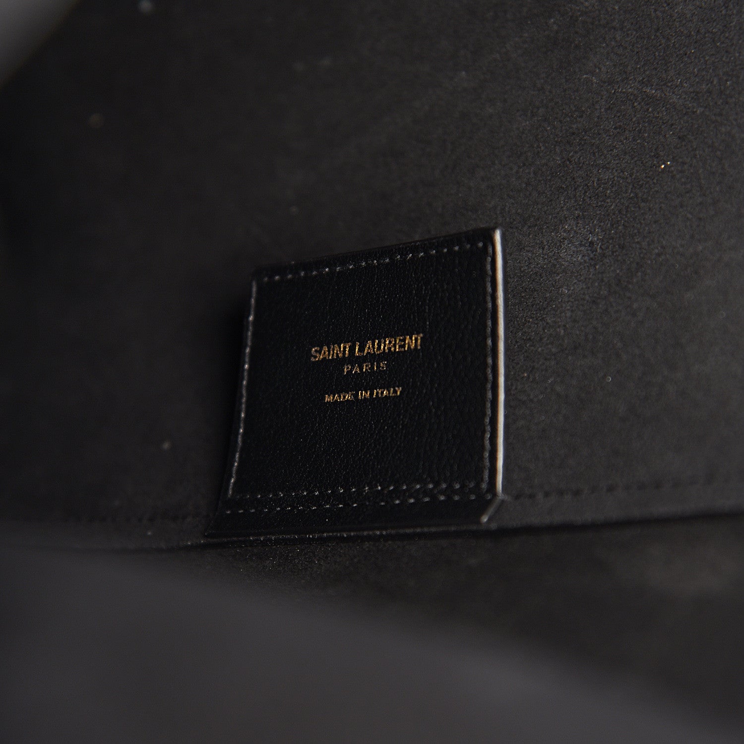Saint Laurent Calfskin Large Shopping Tote Black 6 of 10