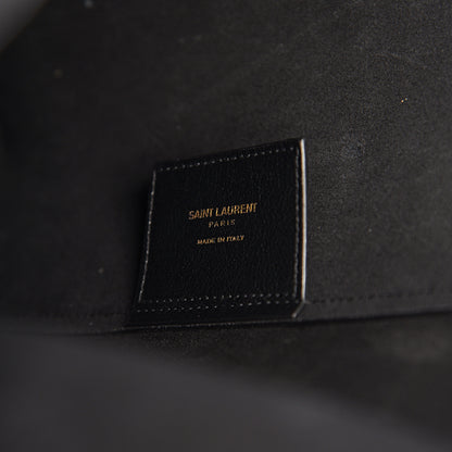 Saint Laurent Calfskin Large Shopping Tote Black 6 of 10