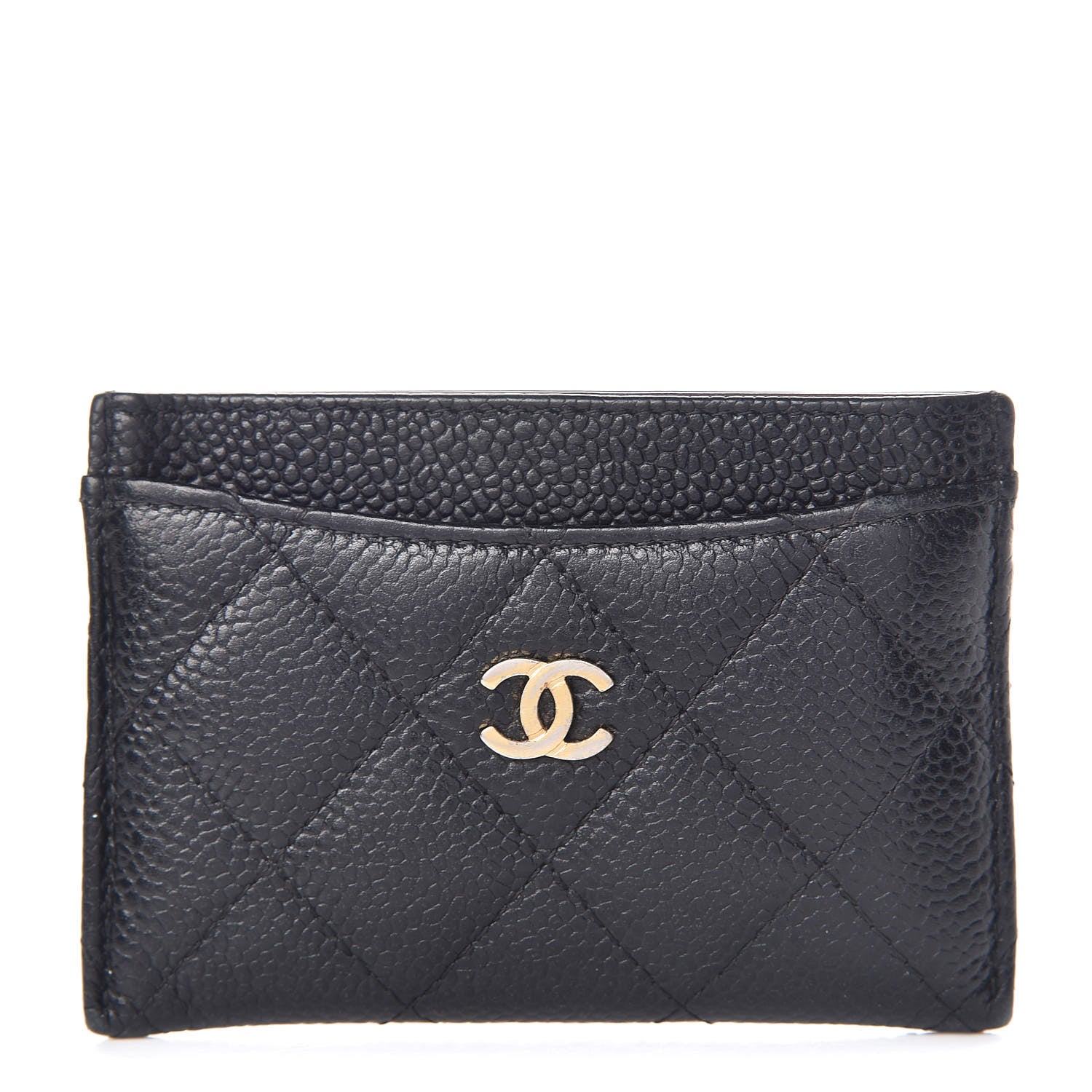 Chanel Caviar Quilted Card Holder Black 1 of 10
