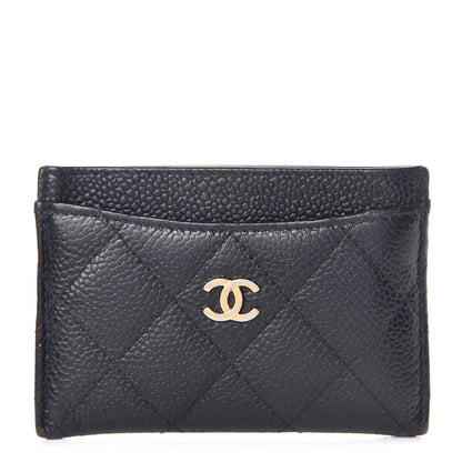 Chanel Caviar Quilted Card Holder Black 1 of 10