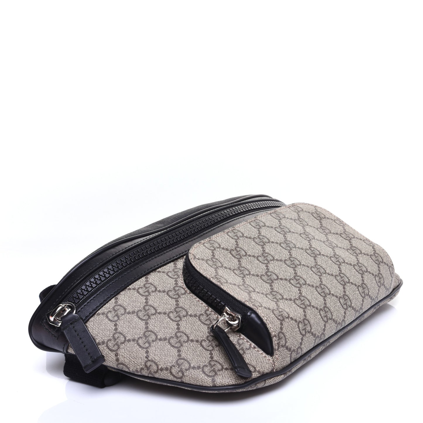 GG Supreme Monogram Belt Bag Black