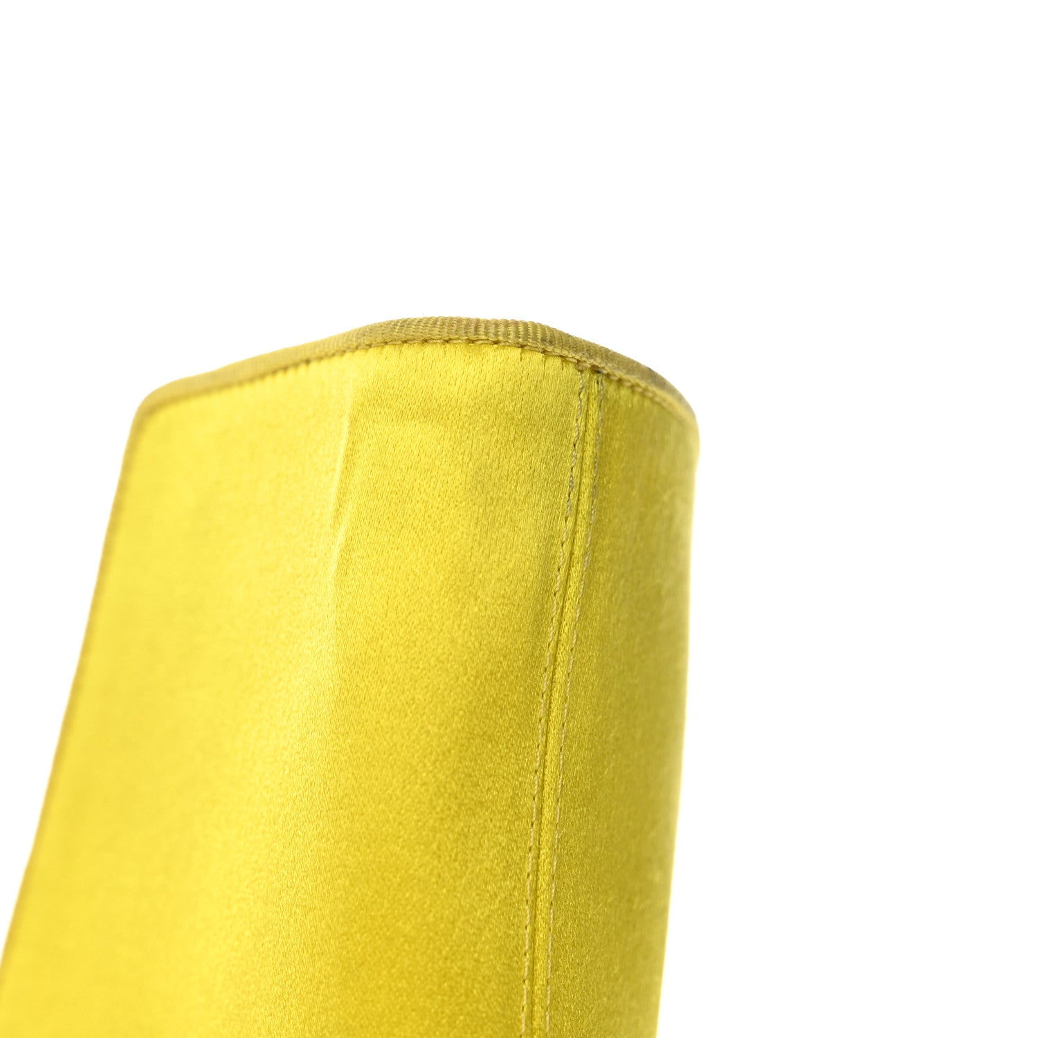 Christian Louboutin Satin Morgan Fleur 70 Over The Knee Boots 42 Yellow 10 of 12
