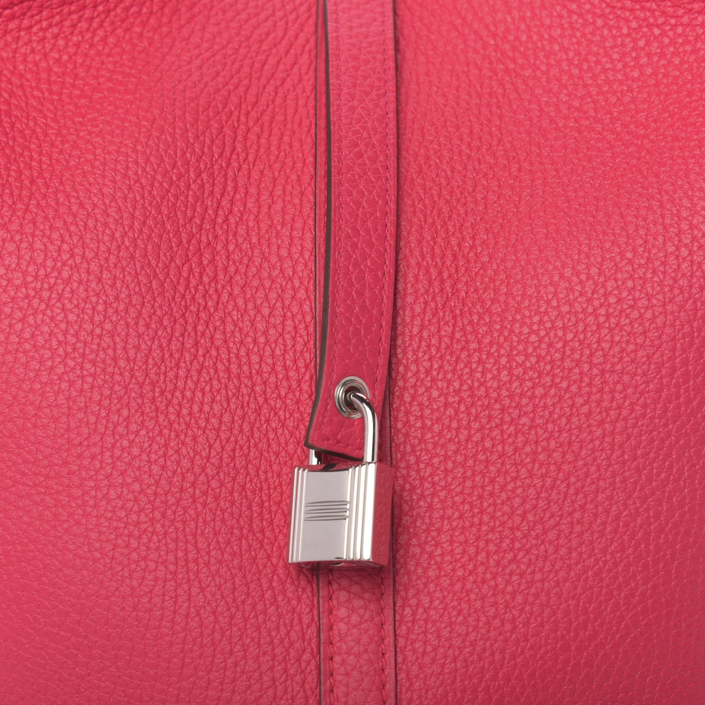 Taurillon Clemence Picotin Lock 22 MM Rose Extreme