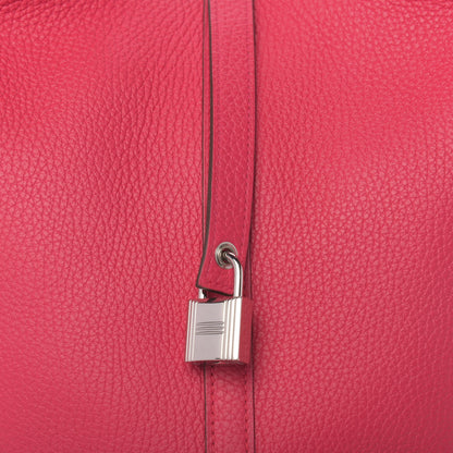 Hermes Taurillon Clemence Picotin Lock 22 MM Rose Extreme 8 of 10