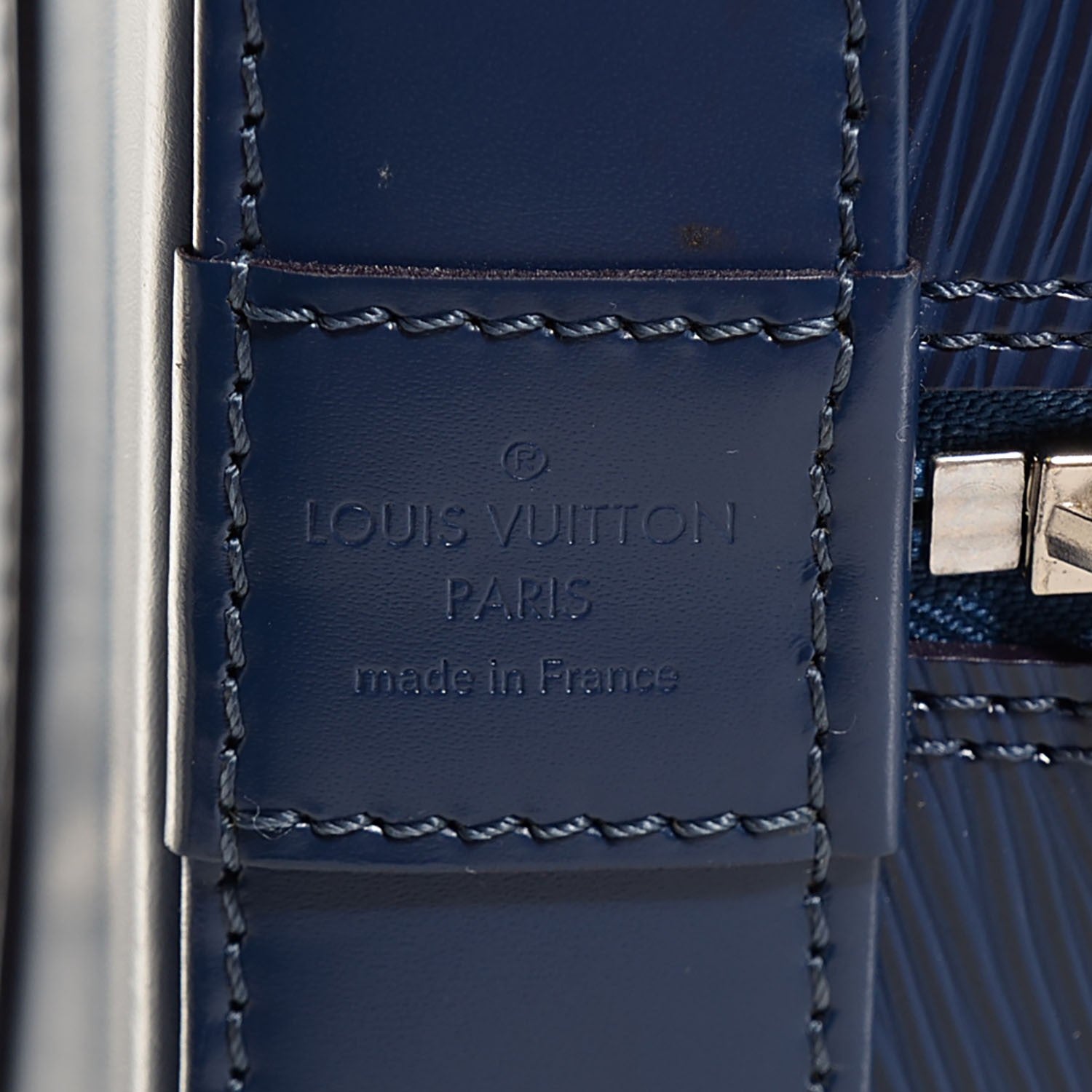 Louis Vuitton Epi Alma GM Indigo 6 of 7