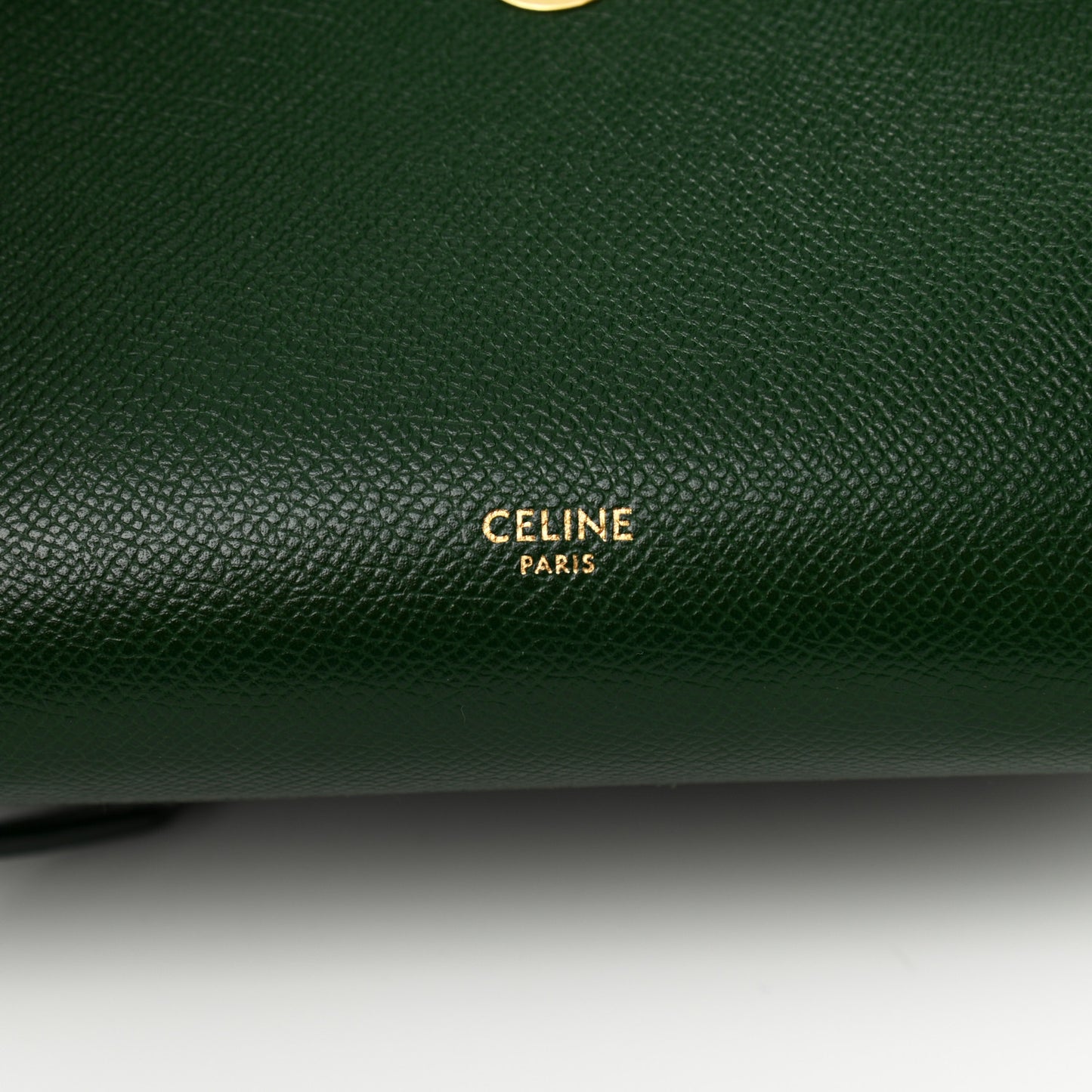 Grained Calfskin Nano Belt Bag Dark Green