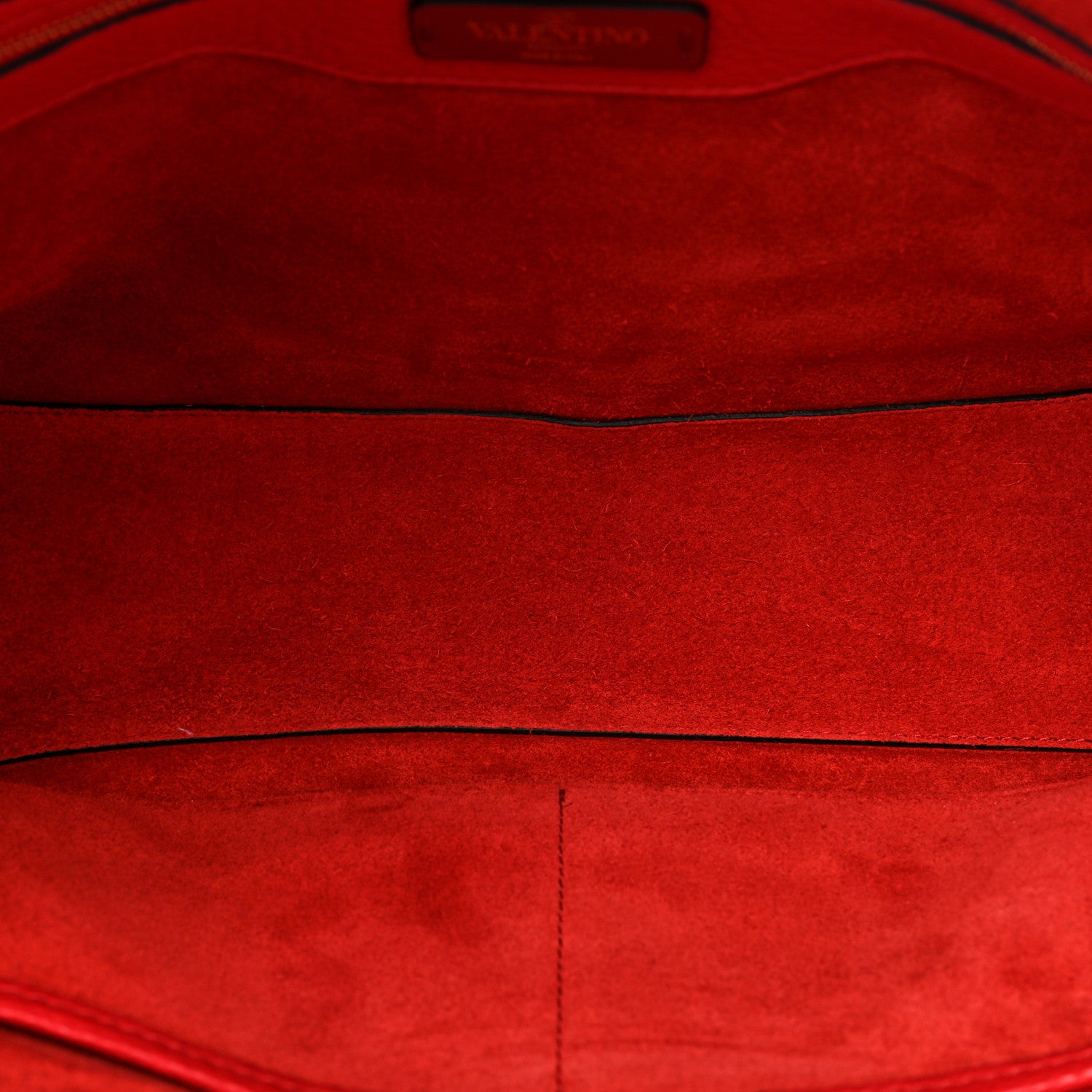Valentino Garavani Grained Calfskin Small Rockstud Shoulder Tote Rouge Pur 5 of 10