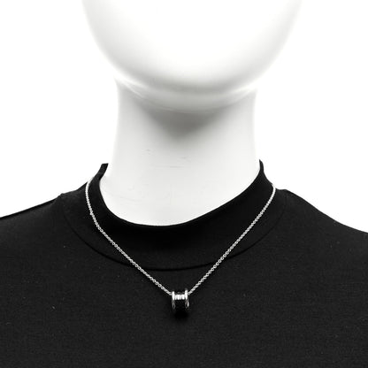 Bulgari Sterling Silver Ceramic Save The Children Pendant Necklace 2 of 6