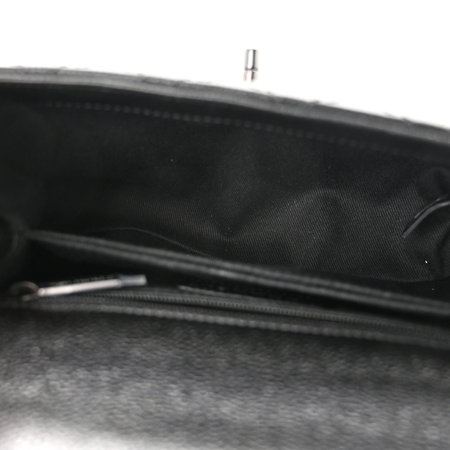 Caviar Quilted Mini Coco Handle Flap So Black