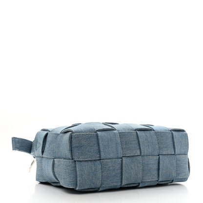 Bottega Veneta Denim Maxi Intrecciato Brick Cassette Bag Indigo 4 of 10
