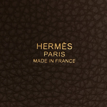 Hermes Taurillon Clemence Picotin Lock 18 PM Etoupe 6 of 10