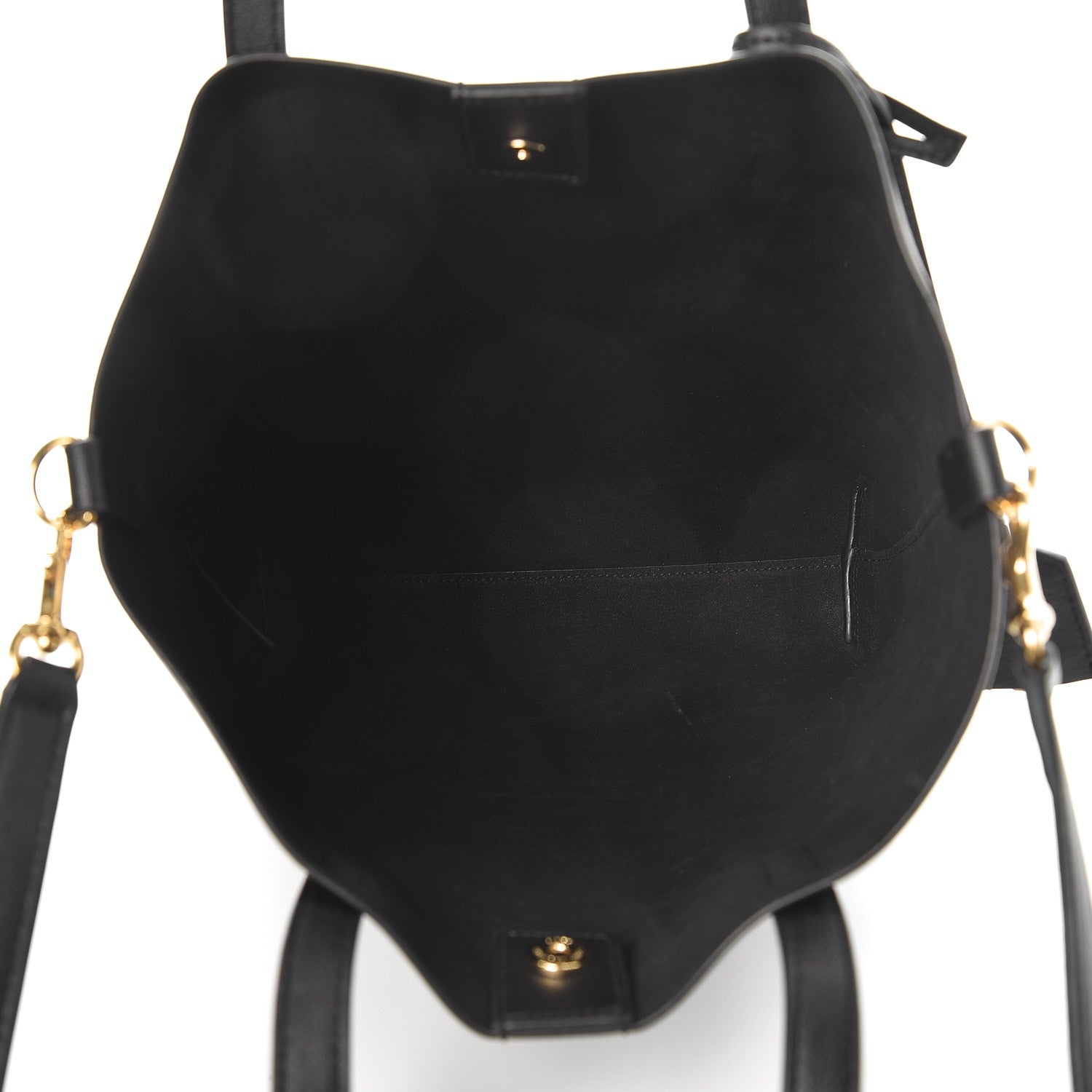 Saint Laurent Calfskin Toy Shopping Tote Black 5 of 6