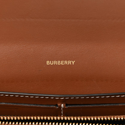 Burberry Vintage Check Grain Calfskin Halton Wallet Tan 6 of 15