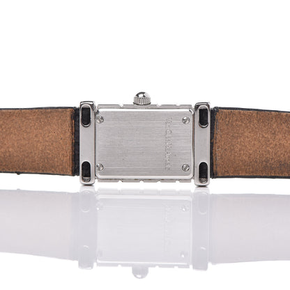 Van Cleef & Arpels Stainless Steel Lizard 14mm Facade Quartz Watch Black 5 of 9