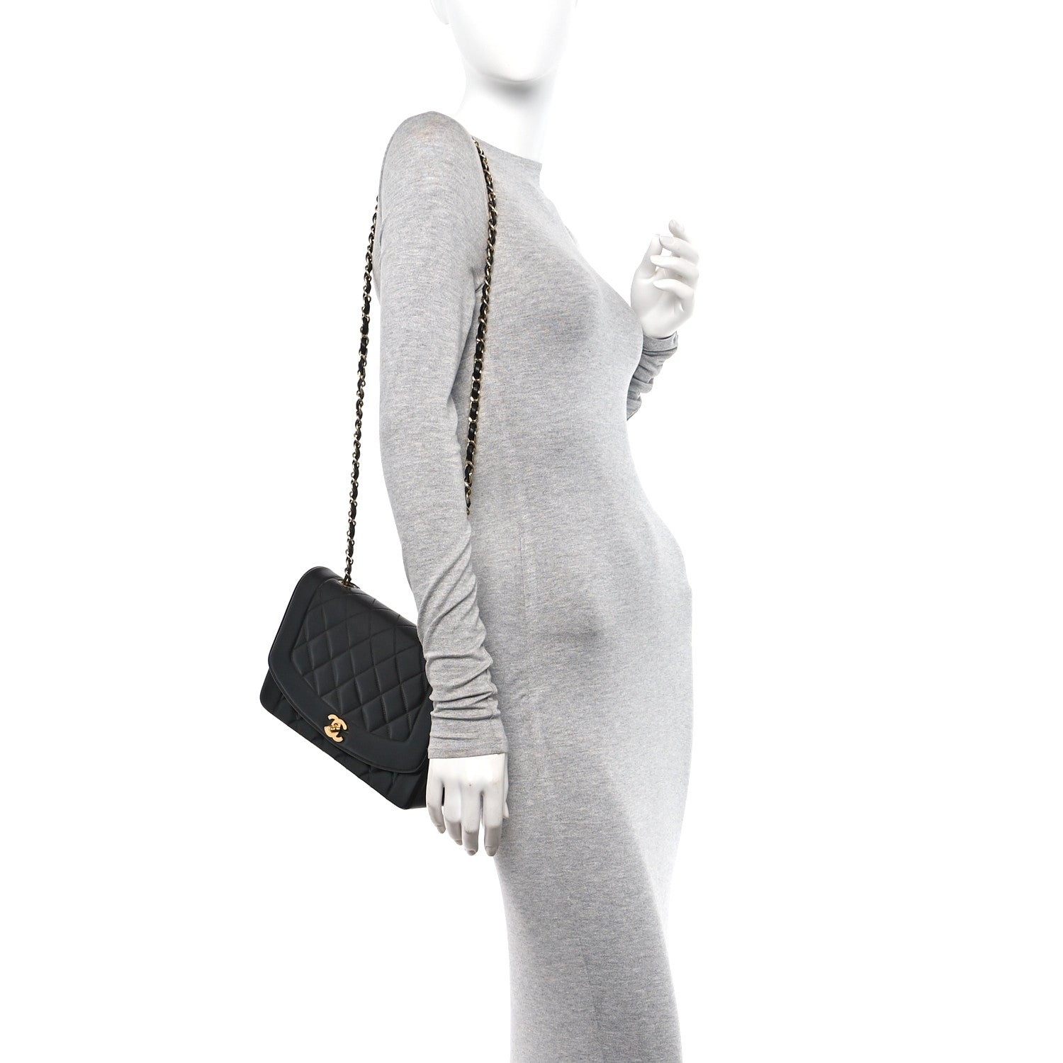 Chanel Lambskin Medium Single Flap Black 2 of 10